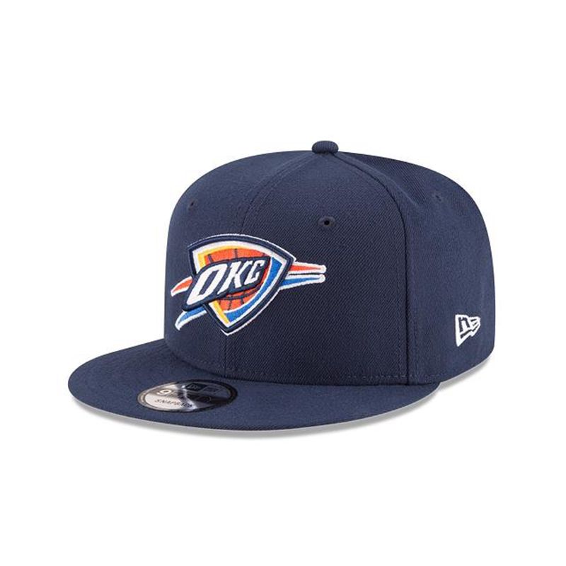 NBA Oklahoma City Thunder Basic 9Fifty Snapback (ARN0536) - Blue New Era Caps